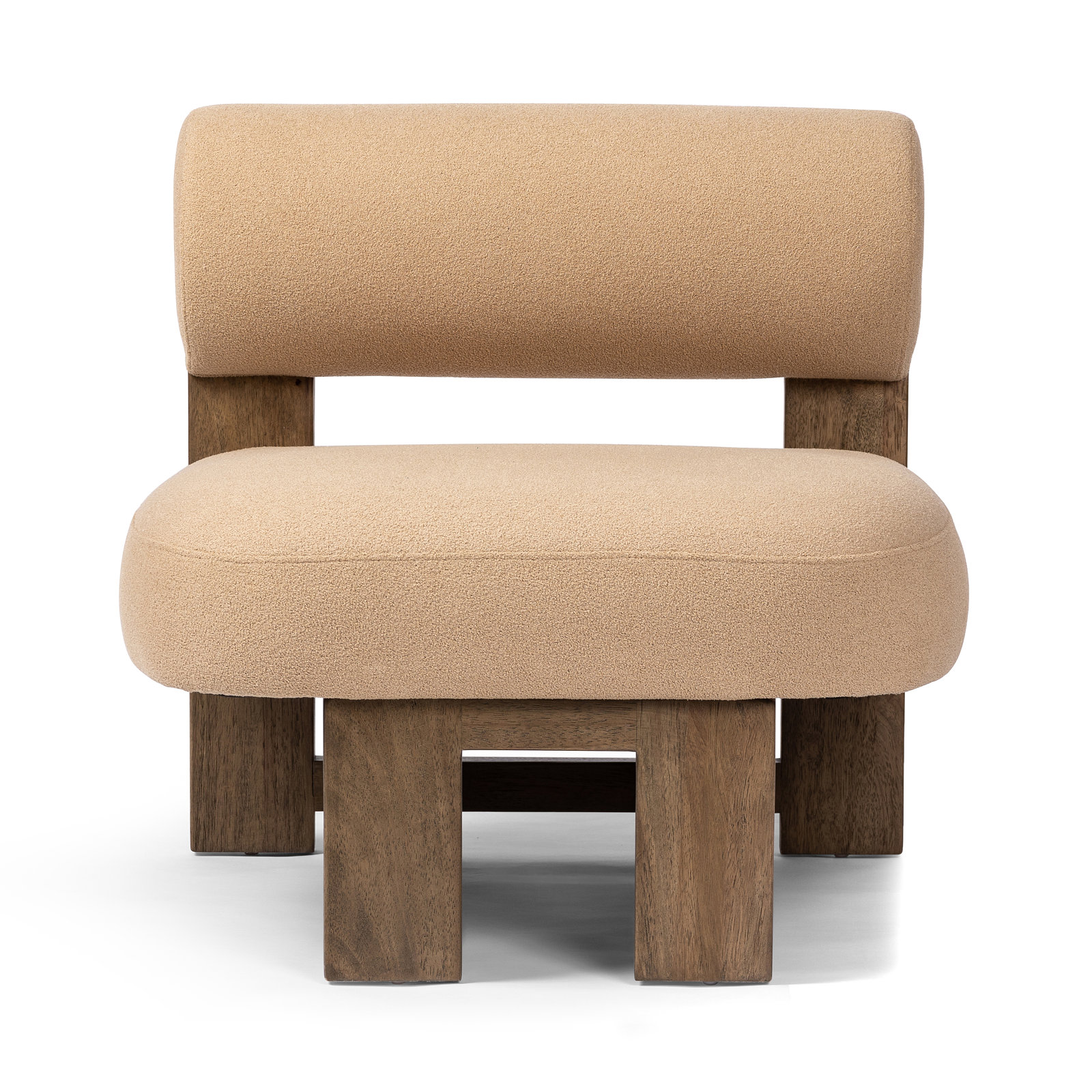 Agave Upholstered Slipper Chair, Piermont Sand