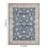 Eaglin Traditional Navy Washable Foldable Area Rug-518228831