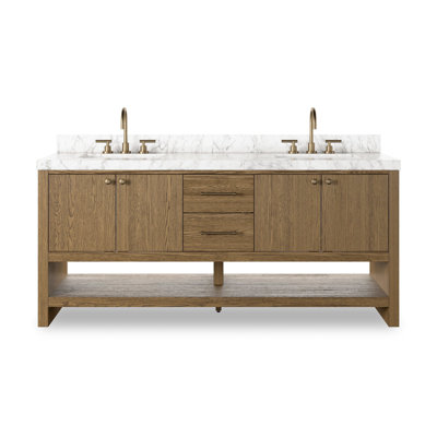 Abington Double Vanity-Carrara Marble