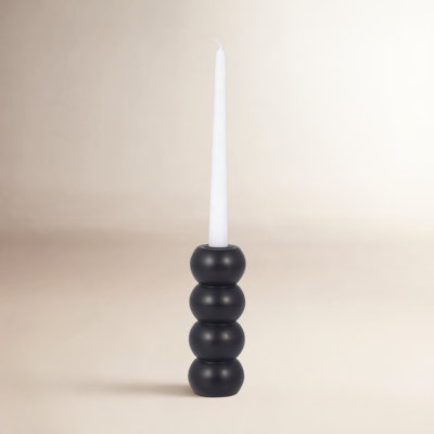 Wood Tabletop Candle Holder