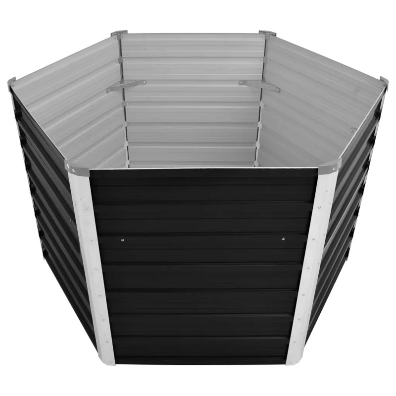 Alistair Metal Planter Box, 77 cm H x 129 cm W x 129 cm D