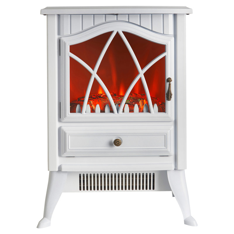 VonHaus 38cm W Electric Stove, White