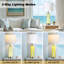 Lampe de table en verre Taifa avec veilleuse et ports de charge USB-2101265541