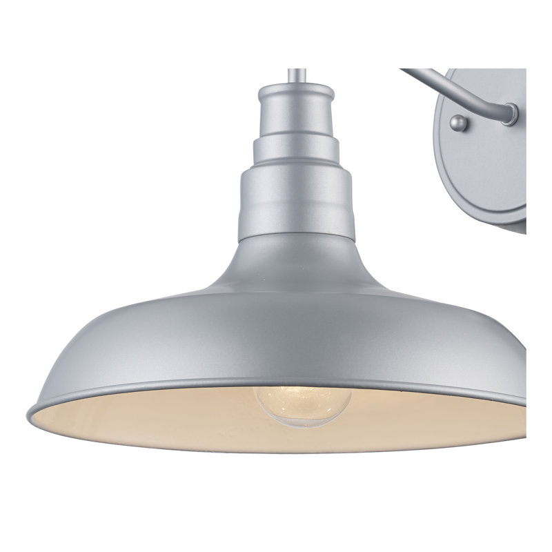 Applique murale en métal 1 lumière Guewen, Argent