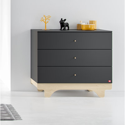 Ankeny 92.5cm W 3 - Drawer Chest of Drawers