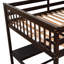Lit mezzanine avec tablettes de rangement et bureau sous le lit-1599166530-1599166543