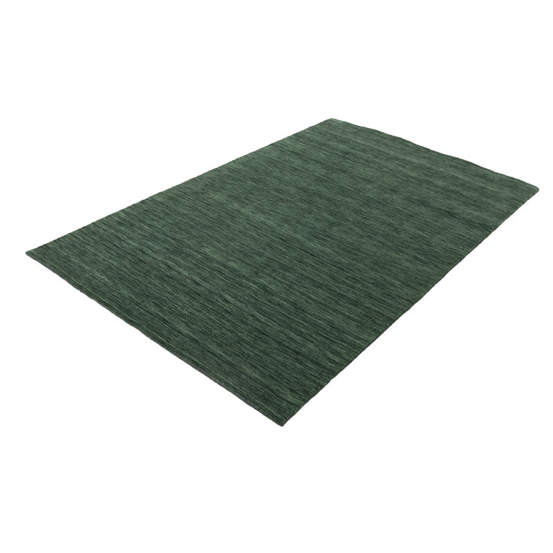 Tapis Gabbeh tissé à la main Gainesboro, 100% laine, de couleur unie, résistant à la décoloration et aux taches, durable, toutes tailles, fabriqué en Inde.