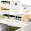 Meuble-lavabo de salle de bain avec lavabo et portes à fermeture douce-1213298526