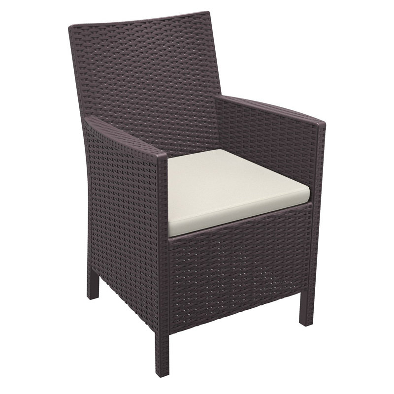 Tomosuke Outdoor Lounge Chair, Brown
