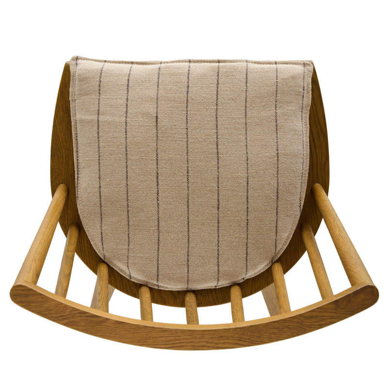 Largent Windsor Chair With Cushion-Sandy Oak, Chêne sable
