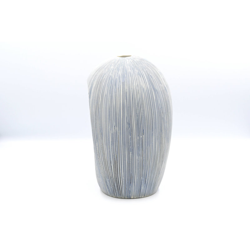 Vase de table Atixhe, Bleu