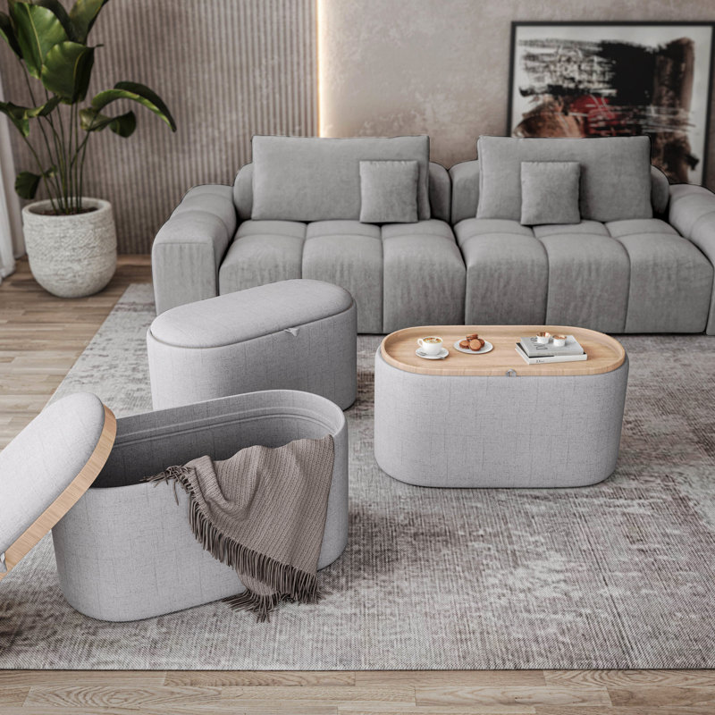 Rangement naturel avec plateau réversible, l 30 po x P 15,5 po, H 26,5 po, poids de 265 lb, plateau noir ou surface pour le rangement, l 28 po, espace large, facile d'entretien