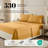 Edmont 530 Thread Count Egyptian Cotton Blend Solid Deep Pocket Bed Sheet Set-1289654364-1226758991