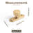 1.1'' Diameter Circle Knob With Backplate(Cban)-119993582