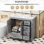 Ensemble de meuble-lavabo 36 po avec lavabo en céramique 36 po, 2 portes à fermeture douce et 5 tiroirs-852830268