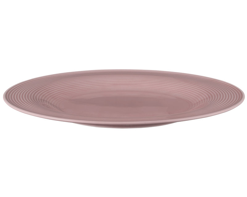 30cm Porcelain Dinner Plate, Pink