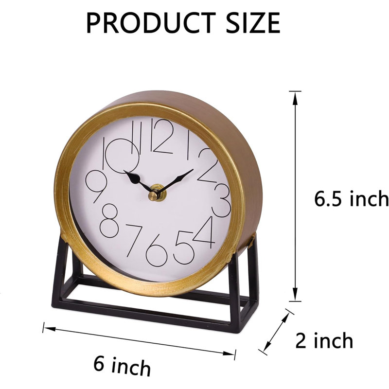 Modern Golden Clock Stand