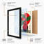 Red Apple Rising Japandi 1 Piece Single Picture Frame Wall Art-136656901-136656902