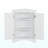 White Triangle Bathroom Storage Cabinet With Adjustable Shelves, Freestanding Floor Cabinet For Home Kitchen-2144565262