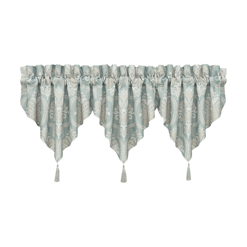 Tranquility Window Ascot Valance Aqua