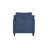 Navy Chenille Bar Chair - Elevate Your Area. Tight Back And Seat Cushions. Pocket Coil Construction. Wood Inner Frame. Kd Armrest, Legs. 31in D X 34in W 35in H. 51lb Comfortable Swivel Versatile