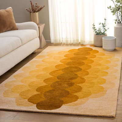 Tapis d'intérieur en laine touffeté à la main Metro