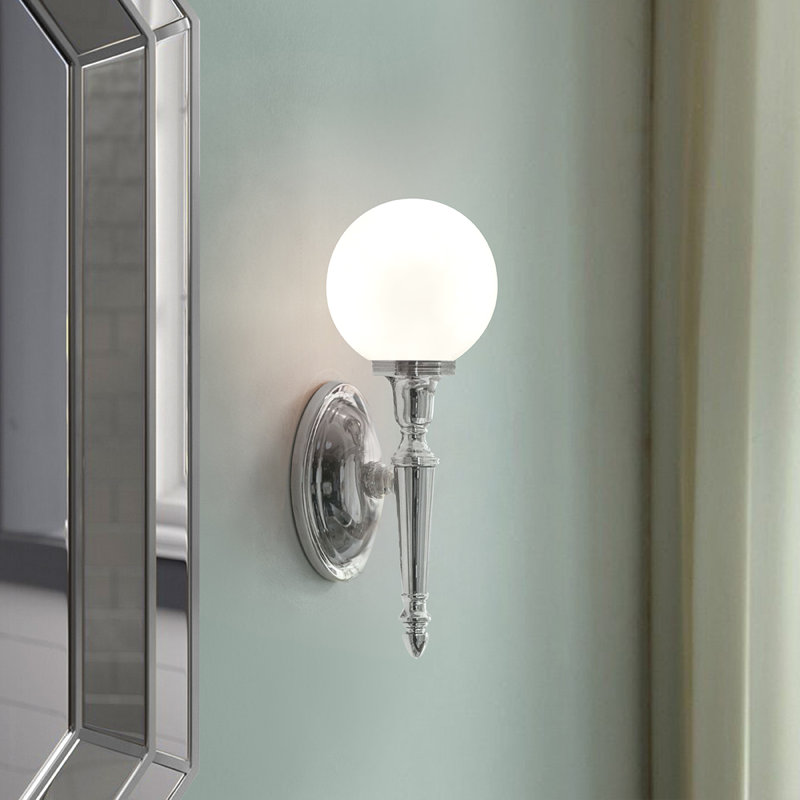 Ensemble de meuble-lavabo 4 lumières Aneiyah, Chrome poli