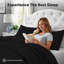 Microfibre Striped Duvet Cover Set-133376163-133376166