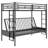 Twin Metal Bunk Bed, Multi-Function,Black
