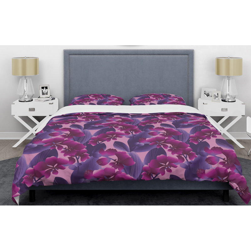 Modern & Contemporary Polyester Twill Geometric Shapes Duvet Cover, Full/Queen Duvet Cover + 2 Shams