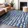 Premium Machine Washable Prisco Navy Rug