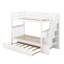 Lit simple superposé au dessus d'un lit simple avec lit gigogne-1803879994