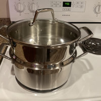 Tramontina 5-quart Stainless Steel Steamer Set- Compatible with Gas,  Electric, Ceramic Glass and Induction Cooktops, HUGE: Patio Umbrellas, New  Clothing, Power Tools, Garden Decorations, General Merchandise, Cookware,  and much more!!!