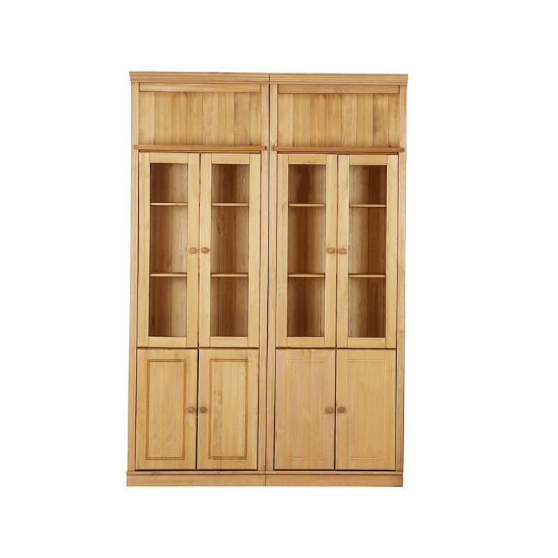 Delbis 223 cm H x 148 cm W Library Bookcase