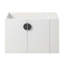 Meuble-lavabo de salle de bain avec lavabo, 2 portes et tablette de rangement ouverte-1408743498
