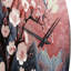 Horloge murale Asian Art Eastern Elegance III-93395140