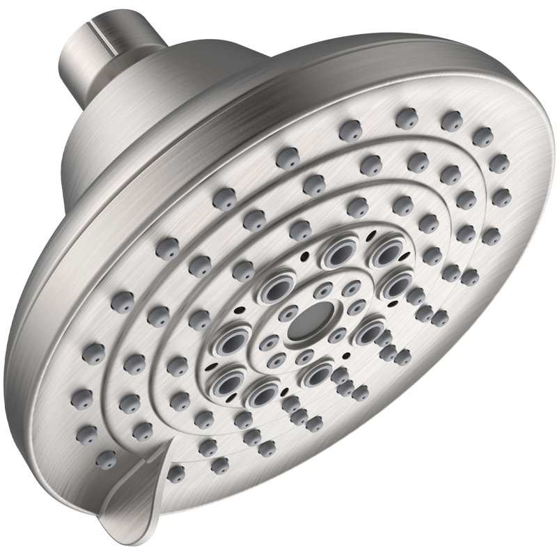 Pomme de douche réglable multifonction, Nickel brossé