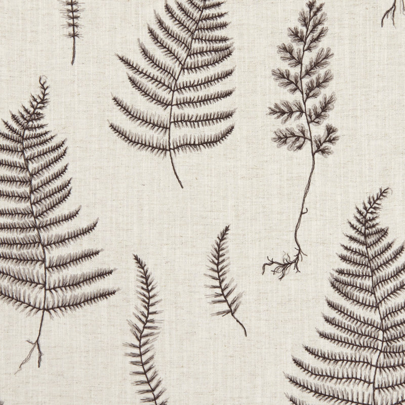 Botanica Lorelle Fabric, Charcoal/Linen