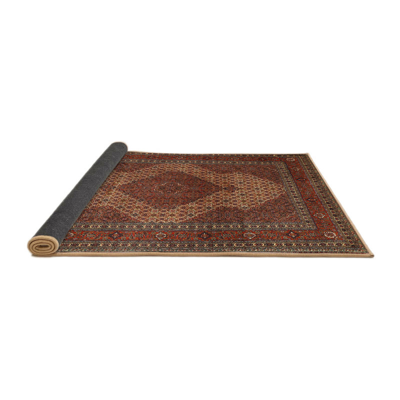Tapis brun/beige traditionnel Cabragh, Rond 8 pi