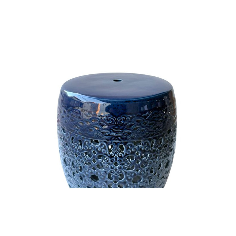 Clark Garden Stool, Blue