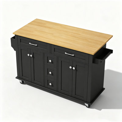140 cm W Kitchen Island with