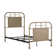 Edmund Metal Standard Bed