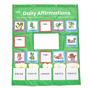 Daily Affirmations Pocket Chart Set