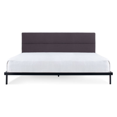 Station Upholstered Metal Platform Bed