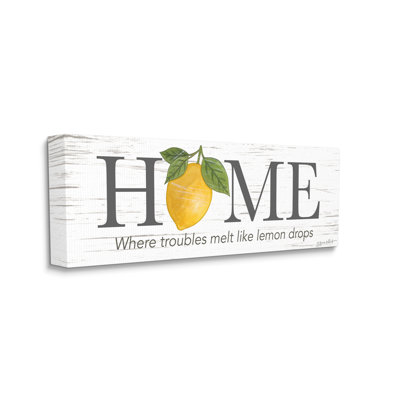 «Where Trouble Melt Lemon Drops Sign» par Annie Lapoint - impression