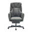 Chaise de bureau ergonomique à pieds croisés, similicuir adapté aux animaux de compagnie-1576369139