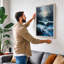Light Breaking Through Coastal - Wrapped Canvas-631771364-631771362