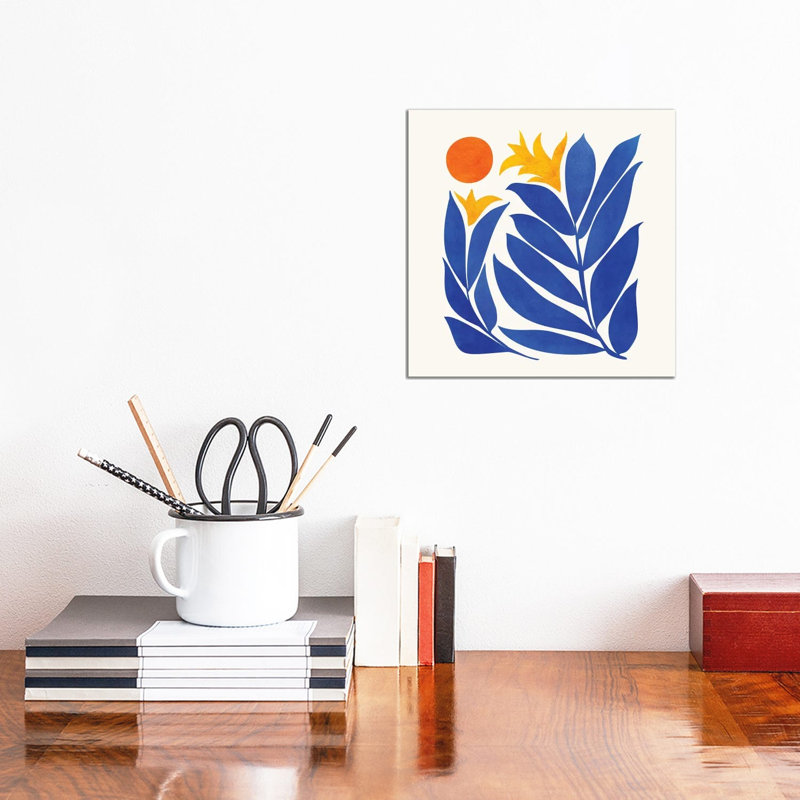 Community Garden by Modern Tropical - Wrapped Canvas Painting, 30.48 cm H x 30.48 cm W