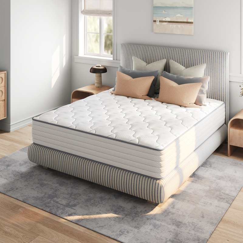 Rupesh 10''/12'' Anti Static Medium Cooling Memory Foam Hybrid Mattress, Full, 10"