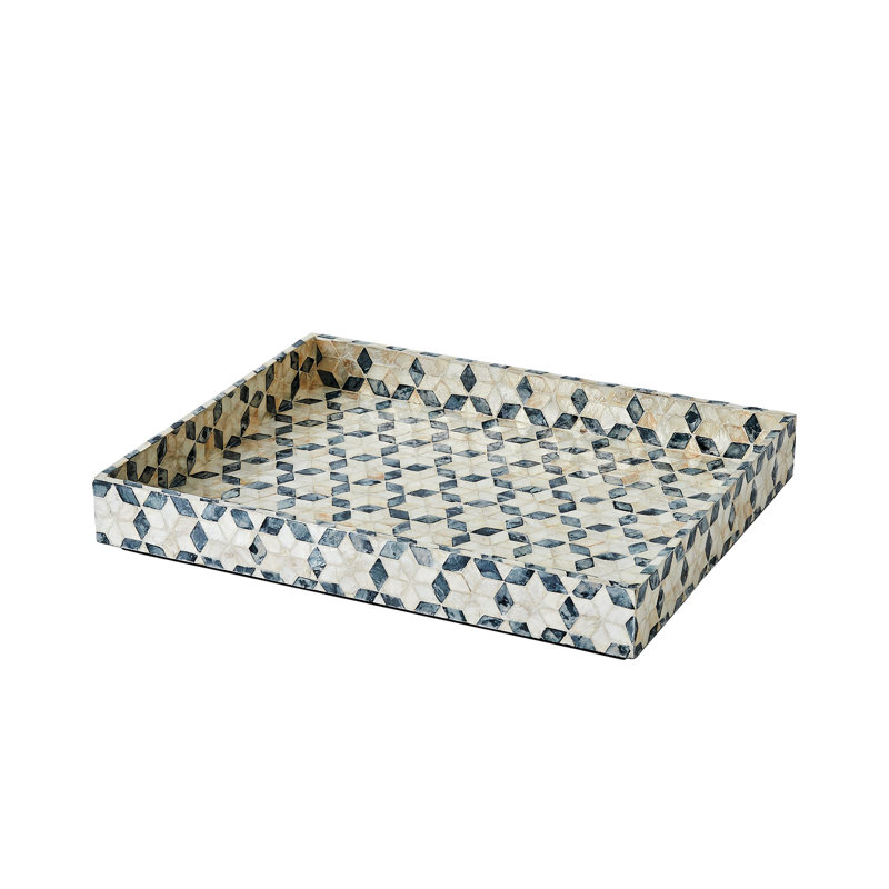 Plateau de coquillages Capiz-Sm, L 18 po x P 14 po x H 2,5 po